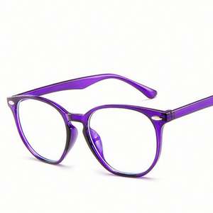 Gafas de Sol Redondas Transparentes Retro Personalizadas para Hombre y Mujer, Gafas de Computadora con Bloqueo de Luz Azul, Gafas Anti Luz Azul para Hombre y Mujer - Product Image 4