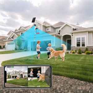 امن المنزل HD 4G-إنذار للرؤية الليلية يتتبع حركة PTZ بااتجاهين صوت رصاصة - Product Image 5