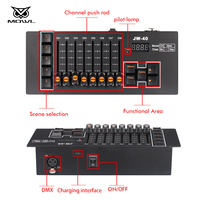 Bon prix contrôleur DMX mélangeur de lumière de scène Mini contrôleur DMX DMX512 Consoles d'éclairage
