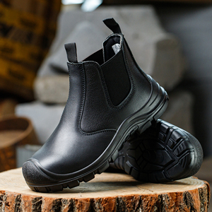 <span class=keywords><strong>Botas</strong></span> de seguridad para hombres, <span class=keywords><strong>botas</strong></span> de seguridad de protección con punta de acero estándar europeo, zapatos de trabajo antipinchazos - Product Image 4