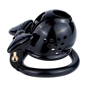 Jaula de Castidad Negra con Lazo, Modelo 2026, Dispositivo de Castidad con Bloqueo para Hombres, Aumenta la Confianza, Sensación Segura, Jaula Portátil - Product Image 4