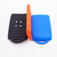 Keyyou — coque de clé de voiture en caoutchouc, en Silicone et à 4 boutons, pour Renault KOLEOS korjar ackana 2017, samsung QM5