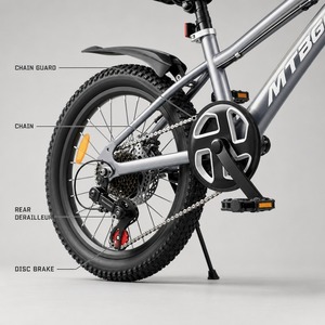 Kinder MTBGO Flying Spur 700 Medium Large Mountainbike 21 Versnellingen Dubbele Schijfremmen Voorvering Carbon Staal Frame Schokdemper - Product Image 4