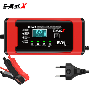 <span class=keywords><strong>Chargeur</strong></span> et mainteneur de <span class=keywords><strong>batterie</strong></span> universel <span class=keywords><strong>6V</strong></span> 4A/12V 2A pour voiture, moto, SUV, réparation par impulsions, <span class=keywords><strong>batterie</strong></span> au plomb-acide - Product Image 1