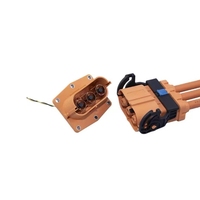 Connecteur haute tension 8mm à 3 cœurs Prise en plastique 150A 200A 250A Connecteurs RF coaxiaux pour véhicule à nouvelle énergie