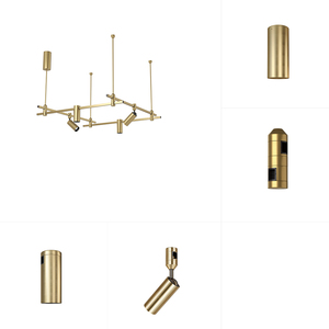 New Design Ring Brass Chandeliers <b>Lighting</b> Large Led Copper Luxury <b>Lighting</b> Ceiling Chandelier Living Room Engineering Project - Product Image 3
