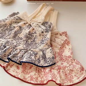 Saia de Algodão Poliéster com Estampa de Árvore para Gato e Cachorro, Estilo Primavera/Verão <span class=keywords><strong>2026</strong></span>, com Laço de Renda - Product Image 3