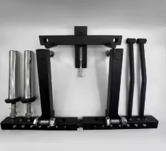 Accessoire d'entraînement universel en acier pour poulie à charge libre, pour exercices de pectoraux, extension de bras et élévation latérale des bras - Product Image 3