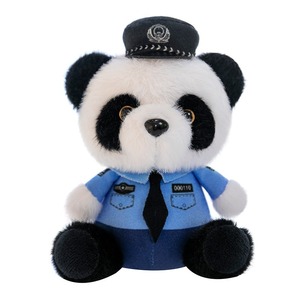 Songshantoys Vente en gros de pendentifs personnalisés en forme d'ours en peluche policier, mini poupées de policier de la circulation et de médecin - Product Image 6