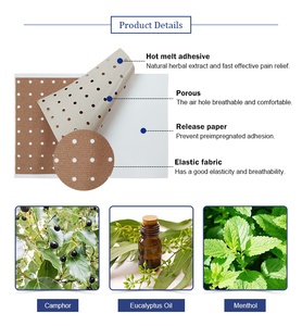 Produk baru plester pereda nyeri panas mentol Herbal tubuh dewasa plester pereda nyeri punggung bahu beku untuk menghilangkan rasa sakit - Product Image 5