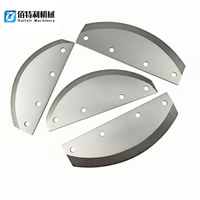 Cuchilla de Acero Inoxidable para Picar Alimentos, Dureza 58-60 HRC, Alta Resistencia al Desgaste, Cortador de Carne y Verduras Congeladas, Cuchilla de Forma Especial para Carne