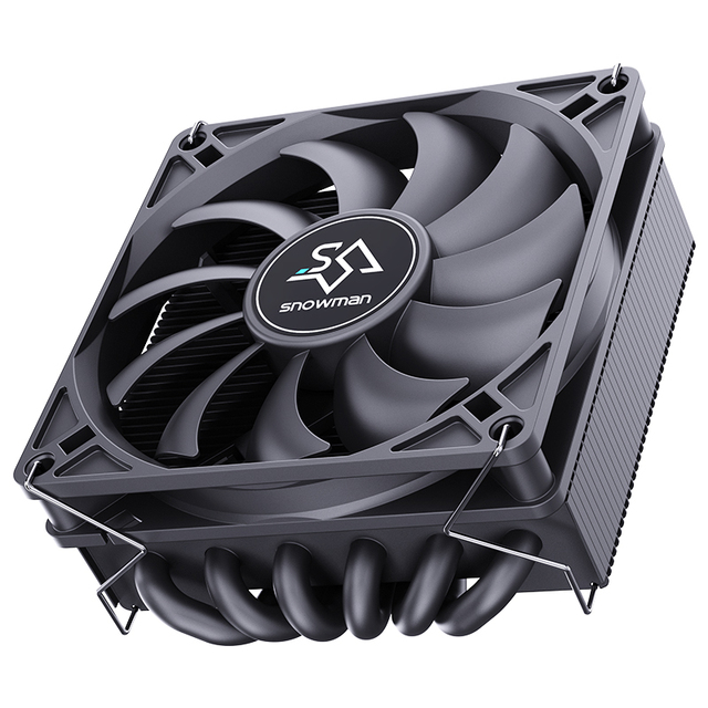 Horizontal High Performance PC CPU Air Cooler Thermal Heatsink Air Cooler Customized Brand for AM4 Intel Compatibility ITX Case