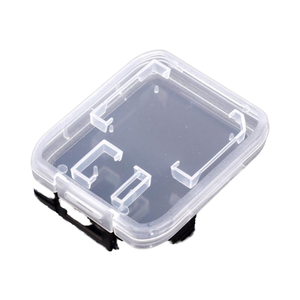 Wholesale Mini Transparent Plastic PP Memory <b>Card</b> <b>Case</b> for <b>SD</b> TF <b>Cards</b> Container for Consumer Electronics - Product Image 4