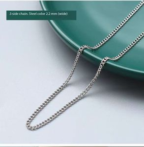 Venta al por mayor <span class=keywords><strong>de</strong></span> joyería <span class=keywords><strong>de</strong></span> moda Cruz cadena <span class=keywords><strong>Manzanita</strong></span> serpiente hueso cadena titanio acero 18K collar <span class=keywords><strong>de</strong></span> oro - Product Image 4