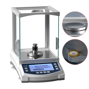 Yüksek Kalite 200g 0.0001g Paslanmaz Çelik Analitik Terazi Laboratuvar Dijital Tartı - Product Image 2