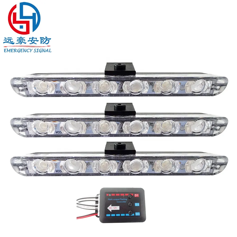 12V/24V LED 안전 차 스트로브 빛 1W 녹색 led 경고 스트로브 빛 나사 자유로운 임명 LED 비상사태 스트로브 빛 장비