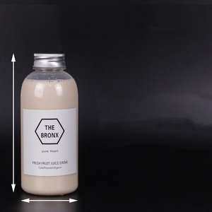 500ml 350ml 250ml vide clair nouvelle conception ronde fruits sirop de café de lait de jus de bouteilles en verre avec couvercle - Product Image 5