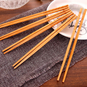Baguettes en bambou de santé environnementale de haute qualité baguettes en bambou de gourde carrée personnalisée couverts de camping baguettes élégantes - Product Image 3