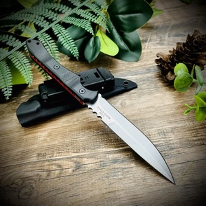 Cuchillo de Acero Inoxidable Personalizado de Primera Calidad con Funda Kydex, Mango G10, Clip de Cinturón Ajustable y Portátil para Camping - Product Image 5