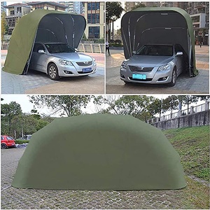 Abri de jardin Amas pour voiture, grand format 5.9x2.7x2.5m, portable, imperméable, durable, simple, pliable, toit en arche, galvanisé - Product Image 3