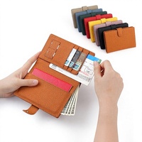 Nouveau Porte-Passeport Anti-Scan RFID Tendance pour Hommes et Femmes, Portefeuille Multifonctionnel, Porte-Billets, Porte-Cartes d'Identité en Liège