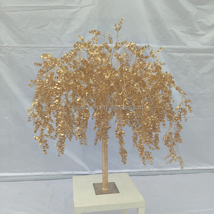 2024 thiết kế mới Vàng Nhân Tạo cây đám cưới Bảng cây trung tâm cho nguồn cung cấp sự kiện bên - Product Image 3