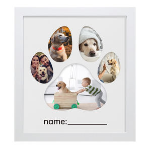 <span class=keywords><strong>Pet</strong></span> Paw baskı fotoğraf çerçeveleri için <span class=keywords><strong>Pet</strong></span> anıt hediye köpek resim çerçevesi kişiselleştirilmiş el yapımı pençe baskı kiti sevimli hediyeler - Product Image 1
