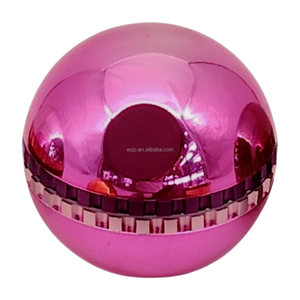 JC231006 NOUVELLE Arrivée Gyro Herb Grinder Plastique Aluminium 63MM Logo Personnalisé Sphérique Tabac Broyeur avec Dents Pointues - Product Image 5