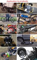Moteur à courant continu sans balais haute vitesse MY1020 36v 48v 60v 72v 500w-3000w pour véhicule électrique vélo e vélo cycle Go Kart ebike scooter