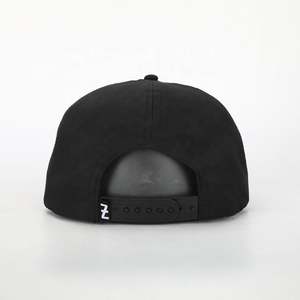 Vente en gros Chapeau personnalisé OEM Écusson de broderie Logo Bordure plate Gorras 5 Panneaux Polyester Tissé Écusson Corde de haute qualité Casquette Snapback - Product Image 5