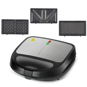 <b>Waffle</b> <b>Maker</b> 24x24cm Electric Nonstick Dual Mold Breakfast Sandwich <b>Maker</b> - Product Image 3