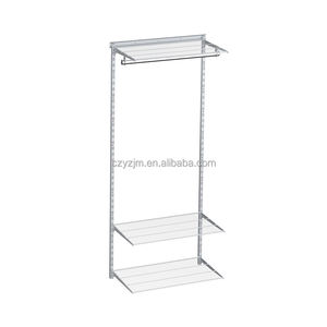 <span class=keywords><strong>Kit</strong></span> d'organisation de placard moderne sur mesure en métal pour dressing, étagères suspendues pour meubles de maison, chambre à coucher, bureau à domicile - Product Image 5