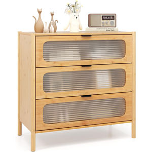 ארון מזנון מותאם אישית במבוק עם 3 מגירה אקרילית - Product Image 1