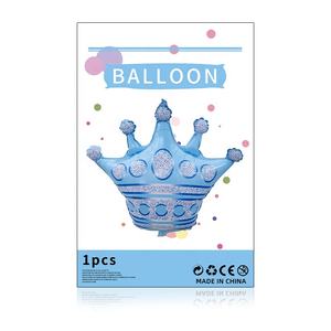 أميرة صغيرة كبيرة الحجم ، تاج كبير ، لعبة بالونات من الألومنيوم ، بطاقة فردية فاخرة ، ديكور حفلة عيد ميلاد الطفل - Product Image 6