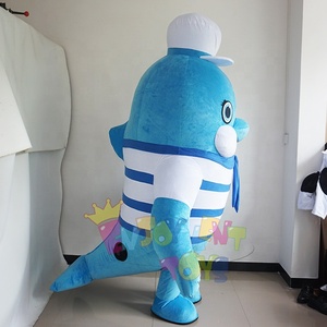 Costumes de mascotte gonflable de petit <span class=keywords><strong>dauphin</strong></span> bleu de Performance d'activité <span class=keywords><strong>adulte</strong></span> Costumes de <span class=keywords><strong>dauphin</strong></span> de dessin animé de marche <span class=keywords><strong>adulte</strong></span> à vendre - Product Image 2