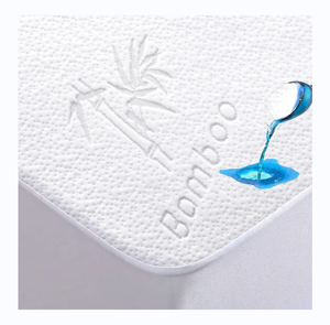 واقي مرتبة من الخيزران مقاوم للماء يصل إلى 21 بوصة مع جيوب عميقة مريحة وقابلة للتنفس - Product Image 1