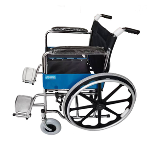 Comfortable Steel Rehabilitation Therapy Supplies Wholesale Manufacturer Lightweight Wheel Chair Manual Disabled Wheelchair