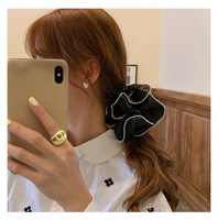 Baru Indah Lucu Besar Ponytail Holder Anak Perempuan Ikat Rambut Elastis Ikat Rambut Tali Aksesoris Rambut Chiffon Scrunchies Rambut untuk Wanita