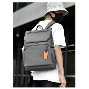 Nuovo <span class=keywords><strong>zaino</strong></span> per Laptop semplice <span class=keywords><strong>zaino</strong></span> da viaggio per il tempo libero borsa da uomo in tinta unita borsa per Computer da lavoro - Product Image 5