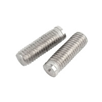 Vis de soudage sans tête en acier inoxydable 304, vis de soudage pleine, filetage PT, goujon de soudage par décharge de condensateur pour tôle