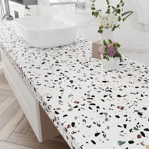 PVC 3D <span class=keywords><strong>terrazzo</strong></span> contact <span class=keywords><strong>papier</strong></span> peler et coller étanche maison <span class=keywords><strong>papier</strong></span> <span class=keywords><strong>peint</strong></span> décoratif auto-adhésif vinyle rouleau pour cuisine salle de bain - Product Image 4