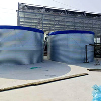Bassin d'aquaculture en toile PVC pour élevage de poissons, diamètre 6M, longue durée de vie