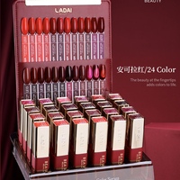 ZRKGEL Ladai Nouvelle Arrivée – Kit de Vernis à Ongles Gel Ankara Rouge 24 Couleurs, Sans HEMA ni TPO, UV LED, Soak Off, Haute Pigmentation