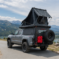 Tente de toit rigide quatre saisons à ouverture automatique, imperméable, pour 3 à 4 personnes, pour SUV, pick-up, 4x4, camping, voyage tout-terrain