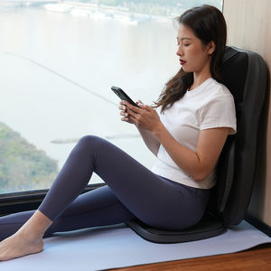 OEM personalizado portátil de cuerpo completo hogar coche alivio del dolor de espalda Shiatsu vibración cuero malla amasado masaje cojín para la cintura - Product Image 6
