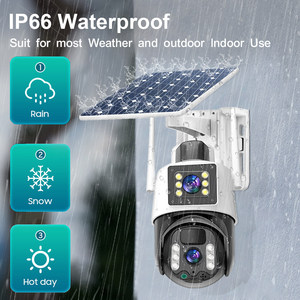 Cámara de Vigilancia PTZ Wistino de 6MP con Doble Lente, Visión Nocturna en Color, Detección PIR, Audio, Energía Solar, <span class=keywords><strong>SIM</strong></span> 4G - Product Image 3