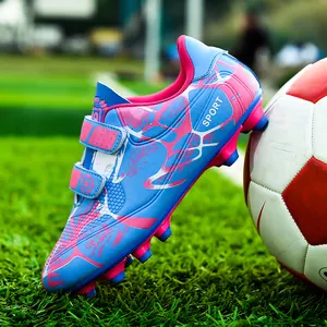 Erkek çocuk çocuklar futbol Cleats çim futbol futbol ayakkabıları TF sert mahkeme Sneakers eğitmenler yeni tasarım futbol kramponları boyutu 28-38