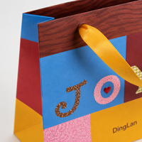 Sacs d'emballage de luxe durables pour cadeaux d'anniversaire pour enfants - Écologiques, recyclables, biodégradables, réutilisables, en papier, thème dessin animé, exposition