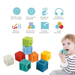 Jouets <span class=keywords><strong>Montessori</strong></span> KSF, balle sensorielle texturée pour bébé, jouets <span class=keywords><strong>de</strong></span> <span class=keywords><strong>bain</strong></span> pour bébé, ensembles <span class=keywords><strong>de</strong></span> blocs <span class=keywords><strong>de</strong></span> construction souples, <span class=keywords><strong>jouet</strong></span> pour bébés et tout-petits - Product Image 5