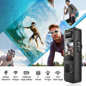 New Arrival 150 ống kính góc rộng 1.54 "Màn hình Type-C giao diện Wearable trở lại clip tầm nhìn ban đêm ghi DV chuyển động máy ảnh - Product Image 5